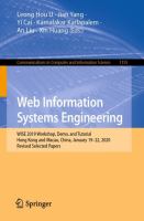 Web Information Systems Engineering WISE 2019 Workshop, Demo, and Tutorial, Hong Kong and Macau, China, January 19–22, 2020, Revised Selected Papers /