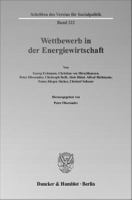 Wettbewerb in der Energiewirtschaft