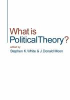 What is political theory?