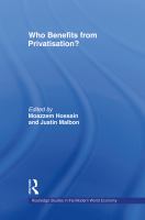 Who benefits from privatisation?