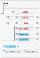 Who pays for Canada? : taxes and fairness /