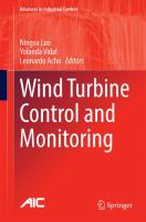 Wind Turbine Control and Monitoring