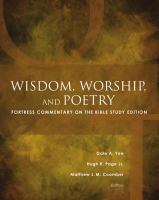 Wisdom, worship and poetry /