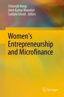 Women's Entrepreneurship and Microfinance