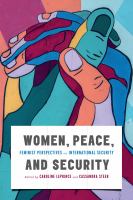 Women, peace, and security : feminist perspectives on international security /