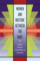 Women and rhetoric between the wars /