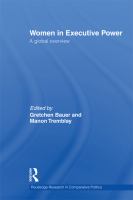 Women in executive power a global overview /