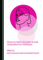 Women in higher education in India perspectives and challenges /