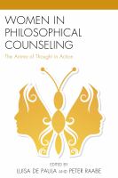 Women in philosophical counseling the anima of thought in action /