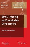 Work, learning, and sustainable development opportunities and challenges /