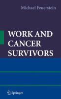 Work and cancer survivors