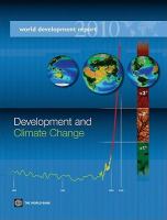 World development report 2010 development and climate change.