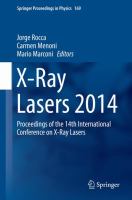 X-Ray Lasers 2014 Proceedings of the 14th International Conference on X-Ray Lasers /