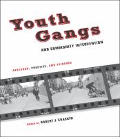 Youth gangs and community intervention research, practice, and evidence /