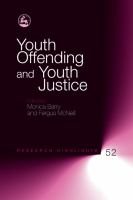 Youth offending and youth justice