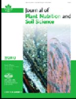 Zeitschrift für Pflanzenernährung und Bodenkunde Journal of plant nutrition and soil science /