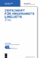 Zeitschrift für angewandte Linguistik