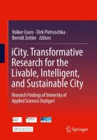 iCity. Transformative Research for the Livable, Intelligent, and Sustainable City Research Findings of University of Applied Sciences Stuttgart /