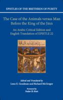 Epistles of the Brethren of Purity. an Arabic critical edition and English translation of Epistle 22 /