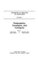 Predictability, correlation, and contiguity /