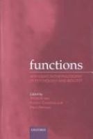 Functions : new essays in the philosophy of psychology and biology /