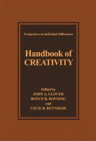 Handbook of creativity /