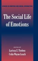 The social life of emotions /