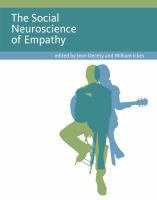 The social neuroscience of empathy /