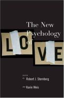 The new psychology of love /