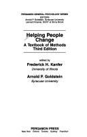Helping people change : a textbook of methods /