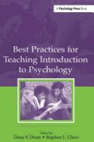 Best practices for teaching introduction to psychology /