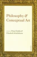 Philosophy and conceptual art /