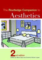 The Routledge companion to aesthetics /