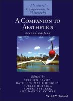 A companion to aesthetics /