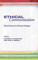 Ethical communication : moral stances in human dialogue /