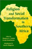 Religion and social transformation in southern Africa /