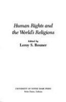 Human rights and the world's religions /