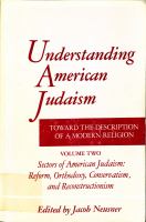 Sectors of American Judaism : Reform, Orthodoxy, Conservatism, and Reconstructionism /