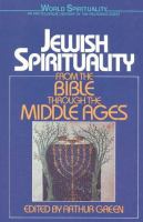 Jewish spirituality /