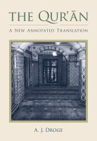 The Qurʼān : a new annotated translation /