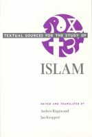 Textual sources for the study of Islam /