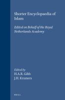 Shorter encyclopaedia of Islam /