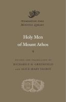 Holy men of Mount Athos /