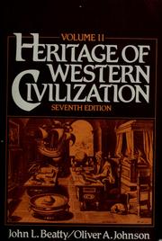 Heritage of western civilization /