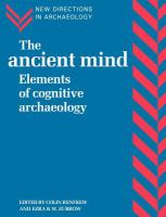 The ancient mind : elements of cognitive archaeology /