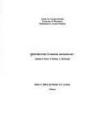 Contributions to Aegean archaeology : studies in honor of William A. McDonald /