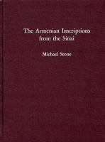 The Armenian inscriptions from the Sinai /