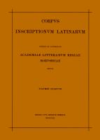 Inscriptiones parietariae Pompeianae, Herculanenses, Stabianae /