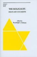 The holocaust : essays and documents /
