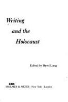 Writing and the Holocaust /